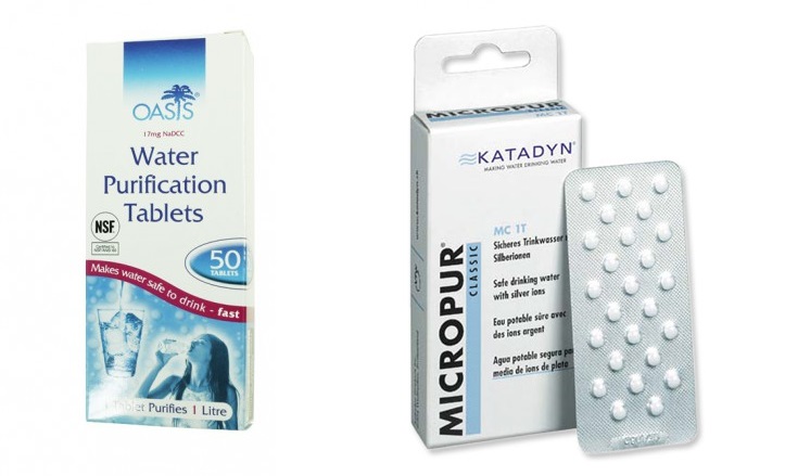 BCB – Tabletki do odkażania wody – Water Puryfication Tabl. / Katadyn – Tabletki do uzdatniania wody Micropur Classic MC 1T